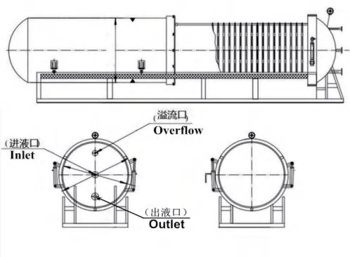 Horizontal Pressure Leaf Filter drawings
